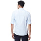 Men Navy Tailored Fit Solid Cotton Full Sleeves Shirts