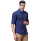 Men Black Tailored Fit Solid Cotton Full Sleeves Shirts