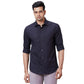 Men White Tailored Fit Solid Cotton Full Sleeves Shirts
