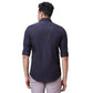 Men White Tailored Fit Solid Cotton Full Sleeves Shirts