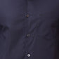 Men White Tailored Fit Solid Cotton Full Sleeves Shirts