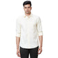 Men Navy Tailored Fit Print Cotton Full Sleeves Shirts