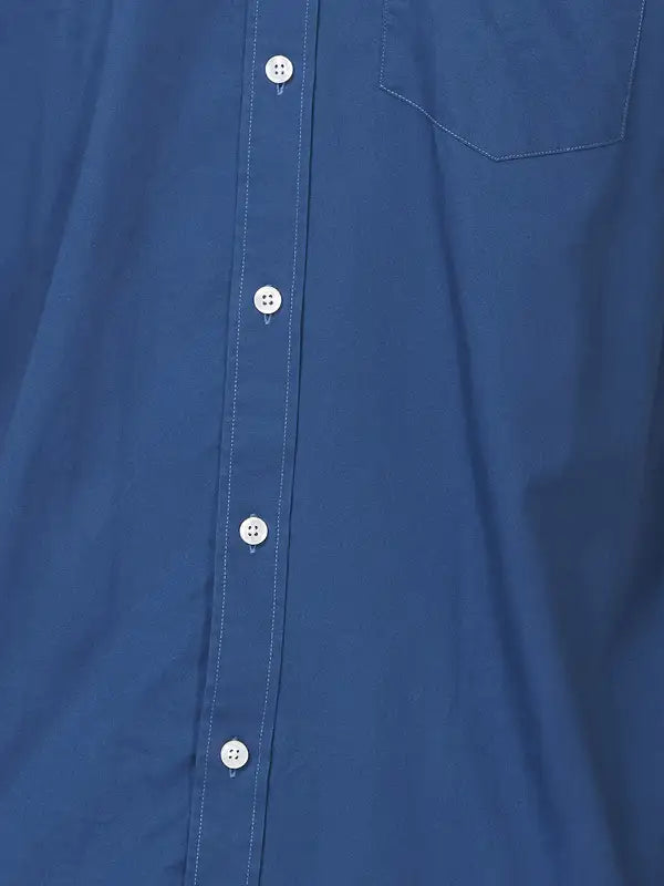Men Tailored Fit Blue Shirt