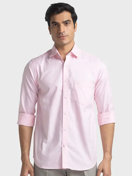 Men Tailored Fit Blue Shirt