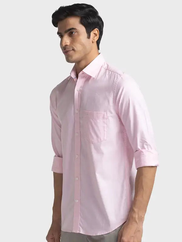 Men Tailored Fit Blue Shirt