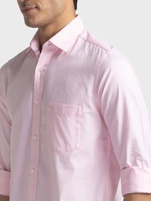 Men Tailored Fit Blue Shirt