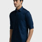 Men Tailored Fit Maroon Shirt