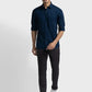 Men Tailored Fit Maroon Shirt