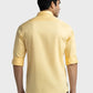 Men Tailored Fit Orange Shirt