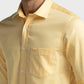 Men Tailored Fit Orange Shirt