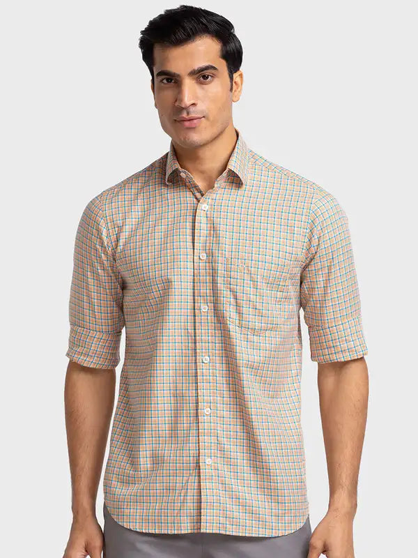 Men Tailored Fit Blue Shirt