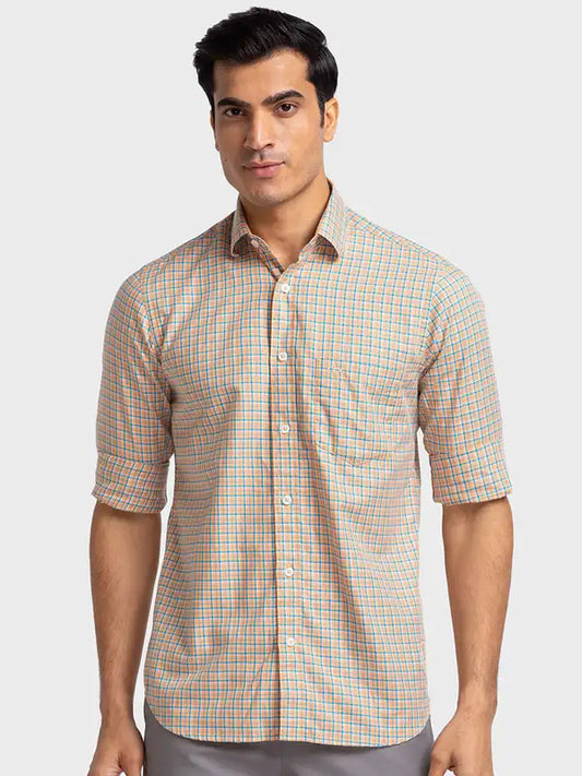 Men Tailored Fit Blue Shirt