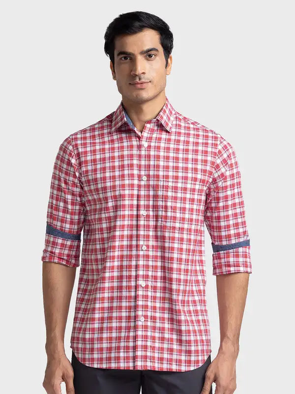 Men Tailored Fit Green Shirt