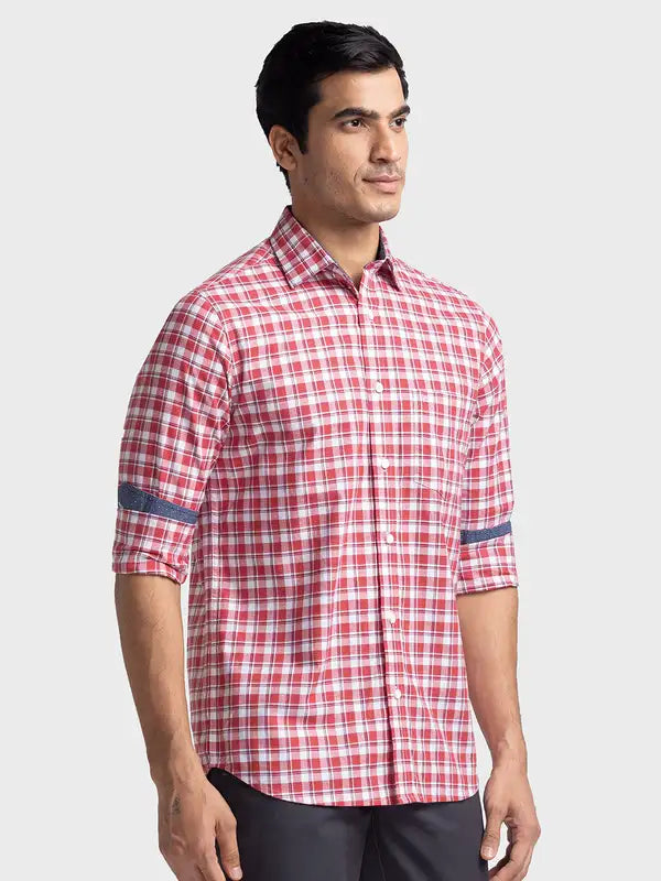 Men Tailored Fit Green Shirt