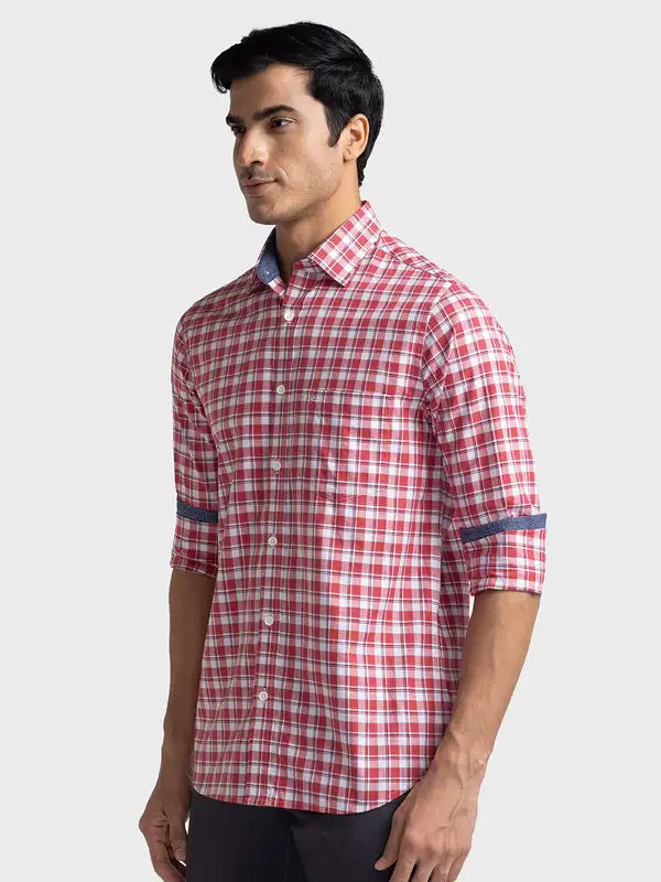 Men Tailored Fit Green Shirt