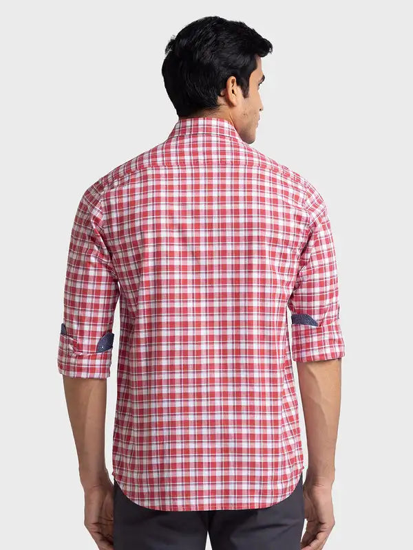 Men Tailored Fit Green Shirt