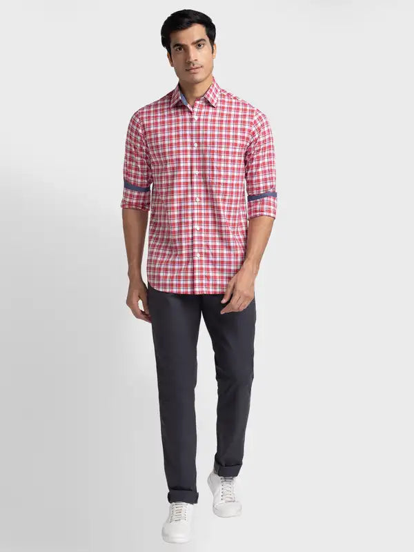 Men Tailored Fit Green Shirt
