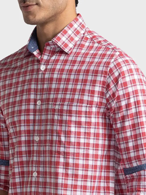Men Tailored Fit Green Shirt