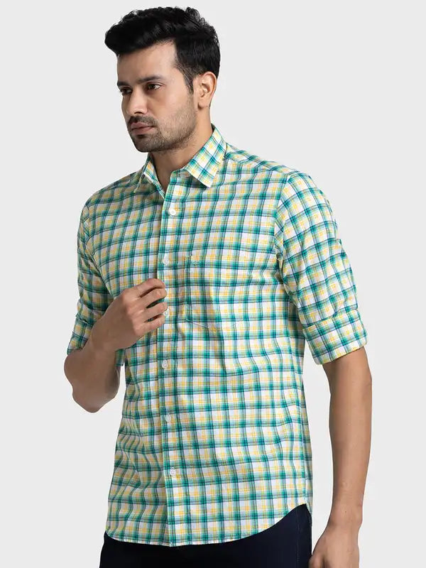 Men Tailored Fit Red Shirt