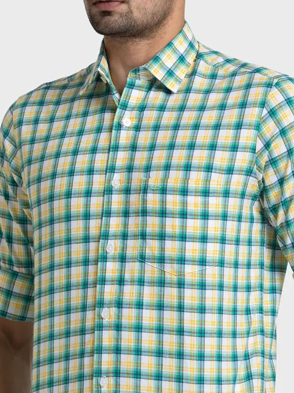 Men Tailored Fit Red Shirt