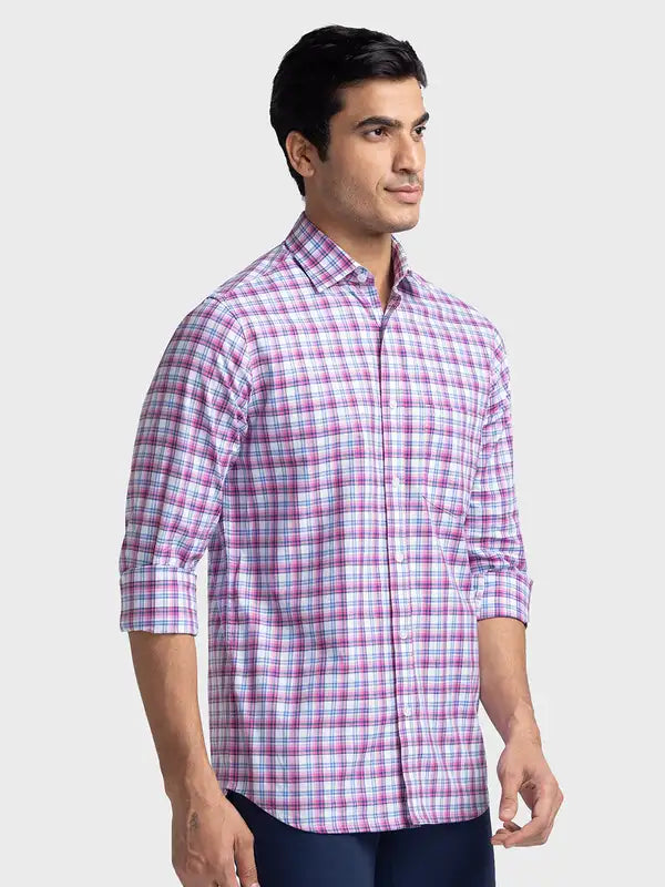 Men Tailored Fit Green Shirt