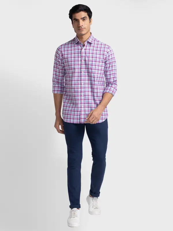 Men Tailored Fit Green Shirt