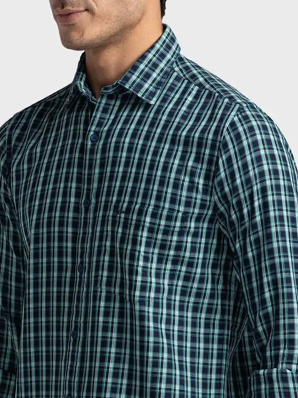 Men Tailored Fit Yellow Shirt