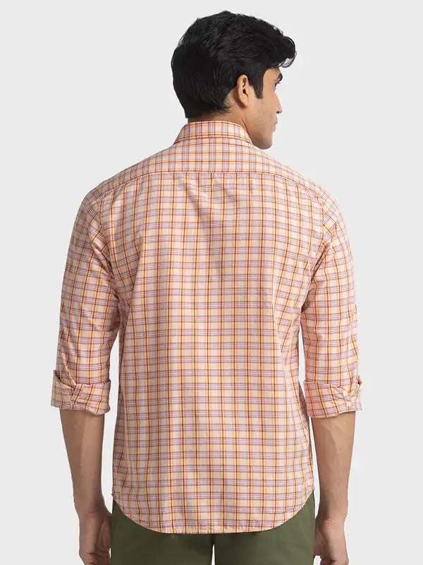 Men Tailored Fit Red Shirt