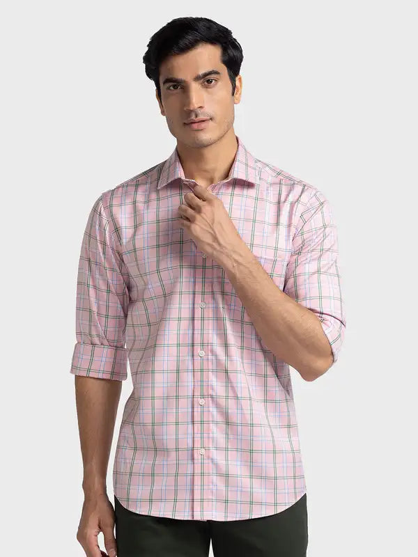 Men Tailored Fit Light Blue Shirt