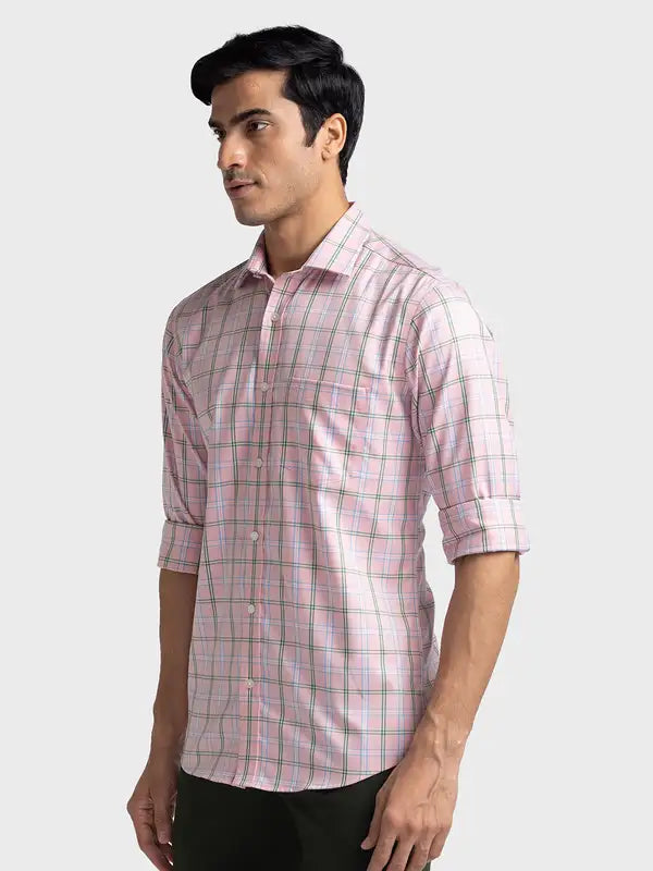 Men Tailored Fit Light Blue Shirt