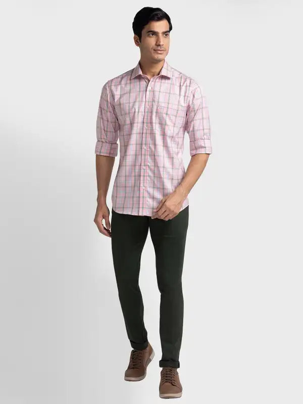 Men Tailored Fit Light Blue Shirt