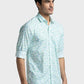 Men Tailored Fit Light Blue Shirt