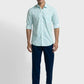 Men Tailored Fit Light Blue Shirt