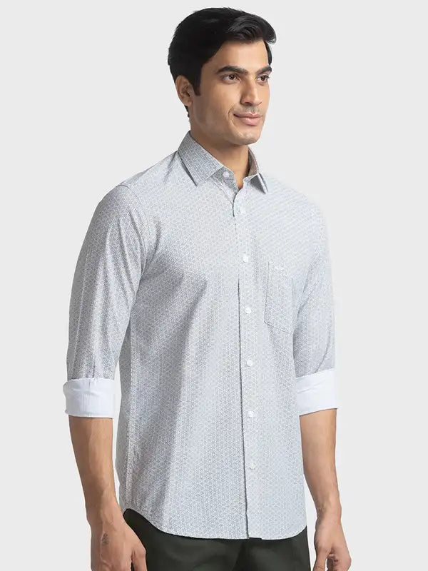 Men Tailored Fit Light Blue Shirt