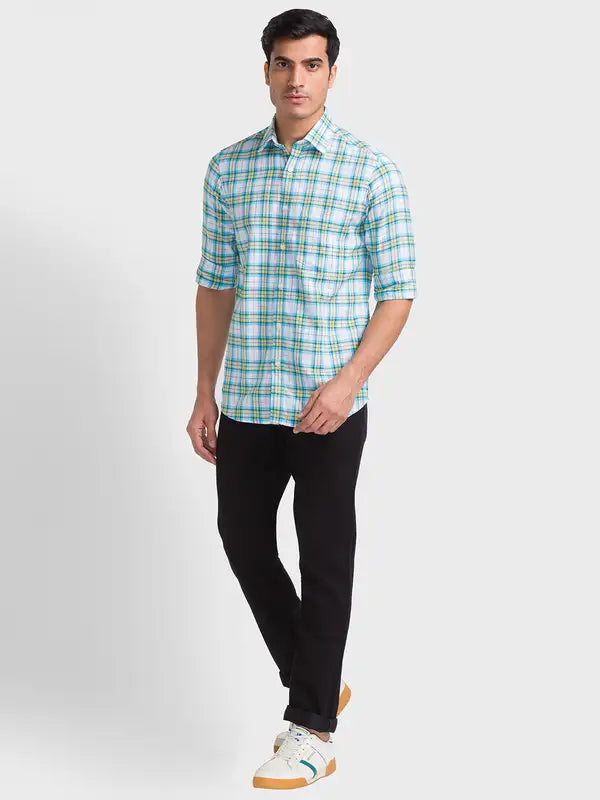 Men Tailored Fit Red Shirt