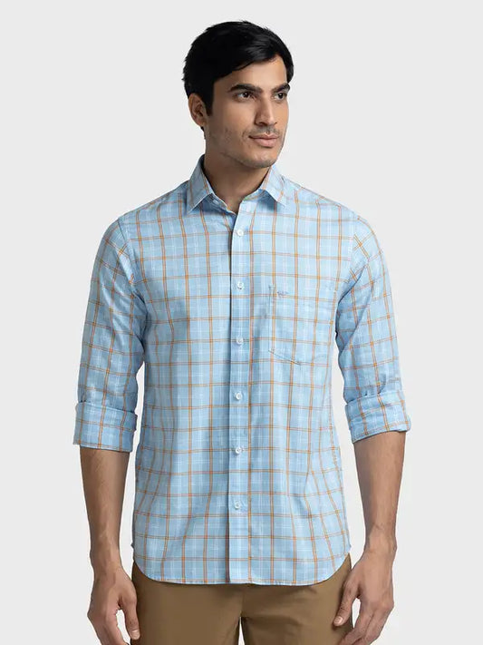 Men Tailored Fit Pink Shirt