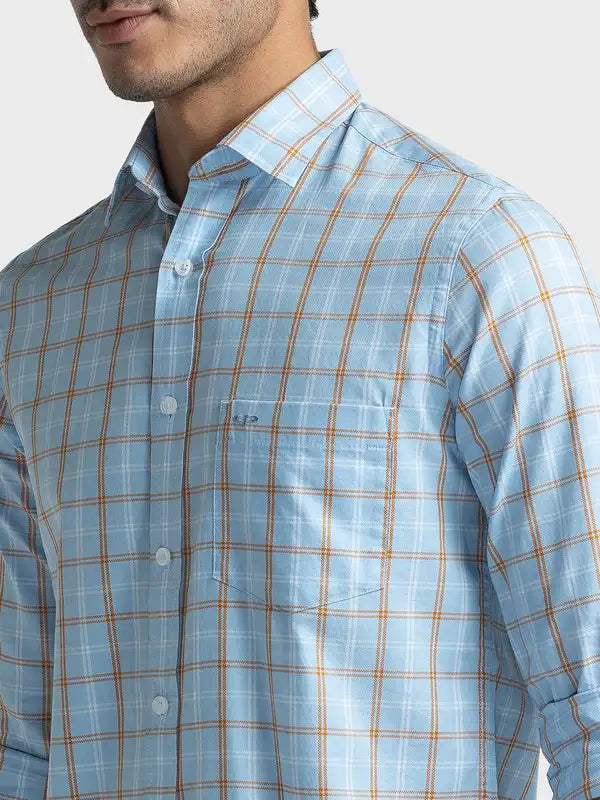 Men Tailored Fit Pink Shirt