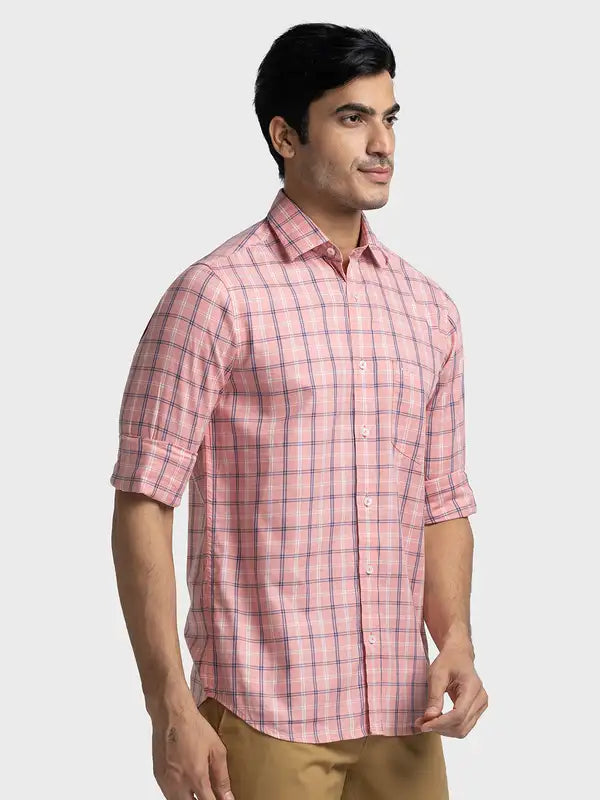Men Tailored Fit Green Shirt