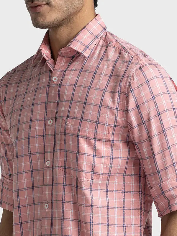 Men Tailored Fit Green Shirt