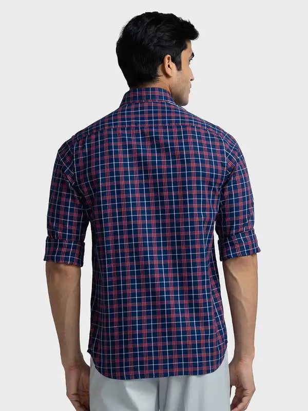 Men Tailored Fit Red Shirt