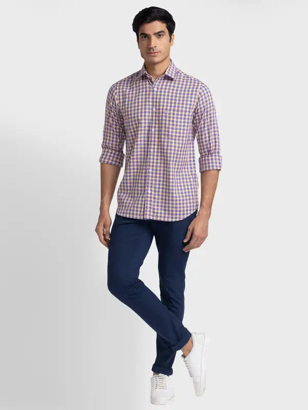 Men Tailored Fit Green Shirt