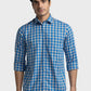 Men Tailored Fit Blue Shirt