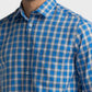 Men Tailored Fit Blue Shirt