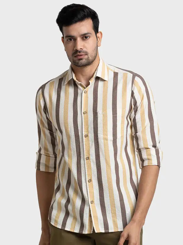 Men Tailored Fit Fawn Shirt