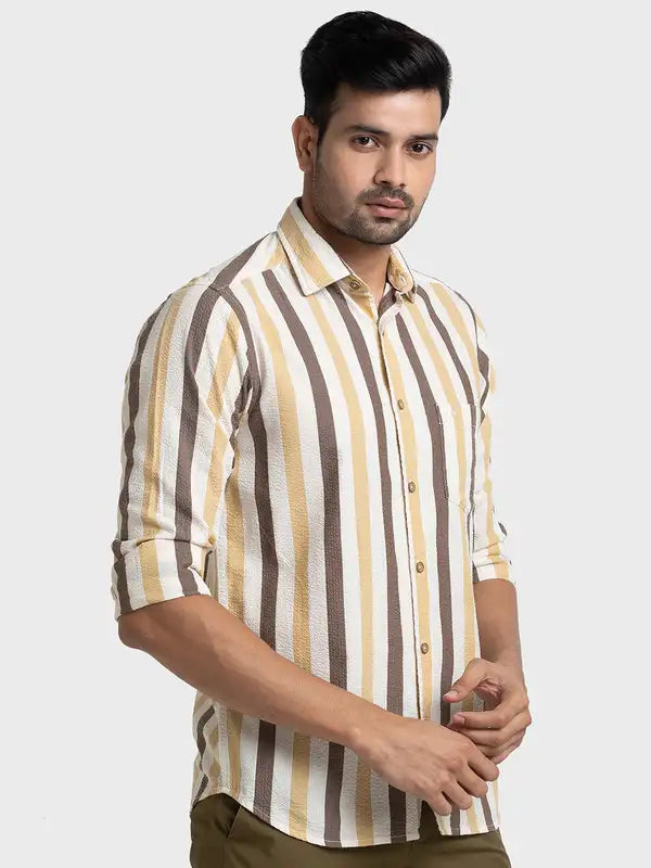 Men Tailored Fit Fawn Shirt