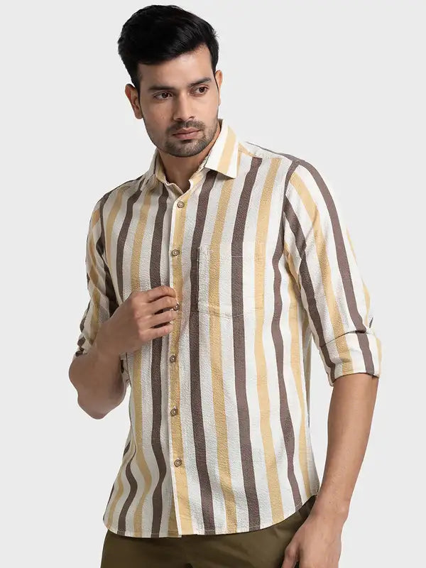Men Tailored Fit Fawn Shirt