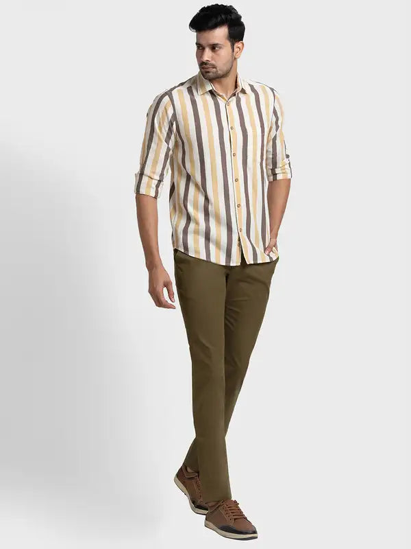 Men Tailored Fit Fawn Shirt