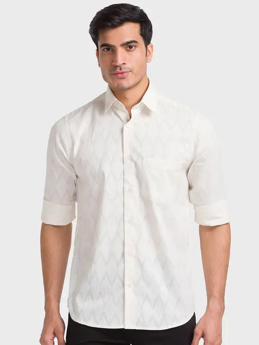 Men Tailored Fit Fawn Shirt