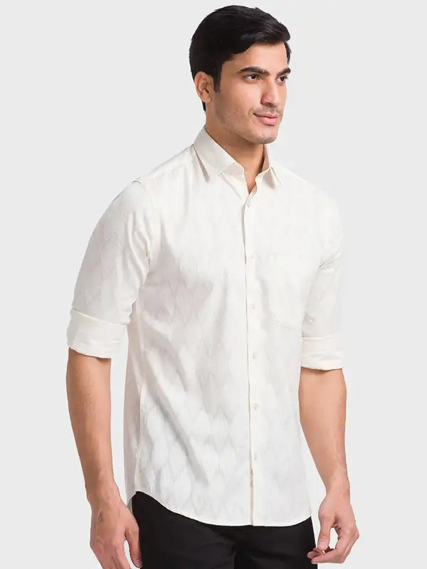 Men Tailored Fit Fawn Shirt