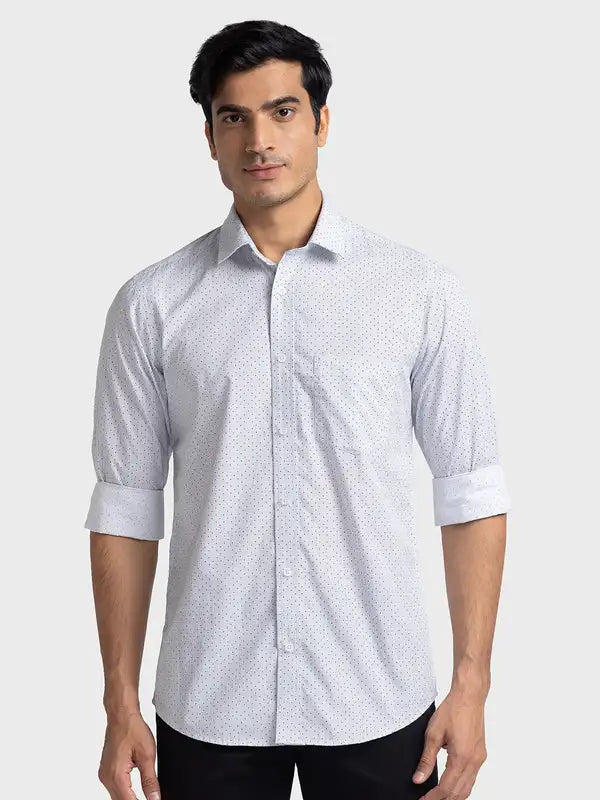 Men Tailored Fit White Shirt
